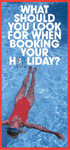 What should you look for before booking your holiday?